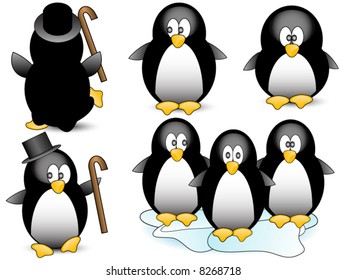 Penguin vector.