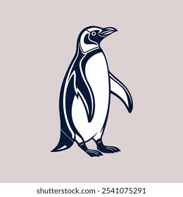 La ilustración del Arte vectorial del pingüino