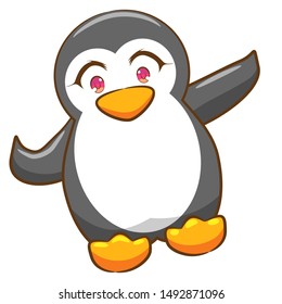 penguin vector graphic clipart design