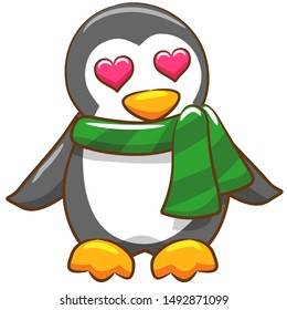 penguin vector graphic clipart design