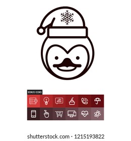 Penguin vector icon