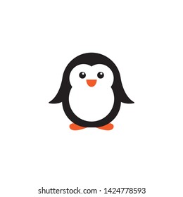 penguin vector icon on a white background