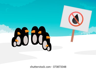 Penguin vector illustration