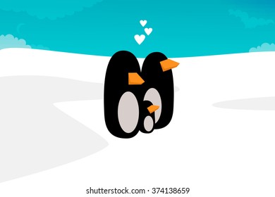 Penguin vector illustration