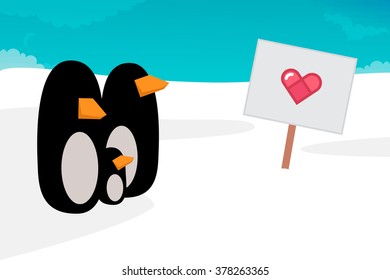 Penguin vector illustration