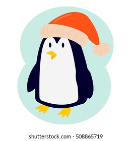 Penguin vector illustration character
