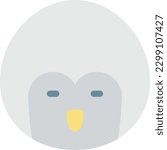 penguin  Vector illustration on a transparent background. Premium quality symmbols. Line Color vector icons for concept and graphic design.