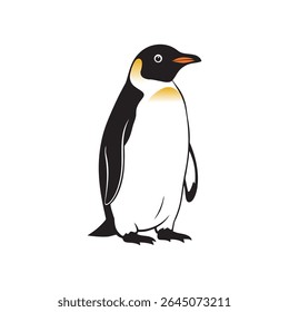 penguin vector illustration on white background