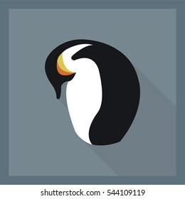 Penguin vector illustration style Flat

