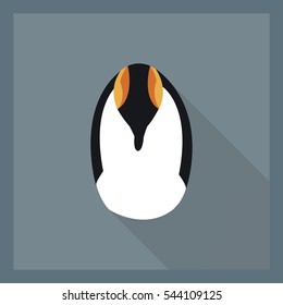 Penguin vector illustration style Flat

