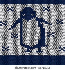 penguin, vector jumper pattern