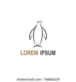 Penguin vector logo