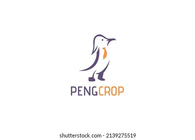 Penguin vector logo design. Penguin icon vector design. Symbol logo illustration.