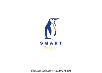 Penguin vector logo design. Penguin icon vector design. Symbol logo illustration.