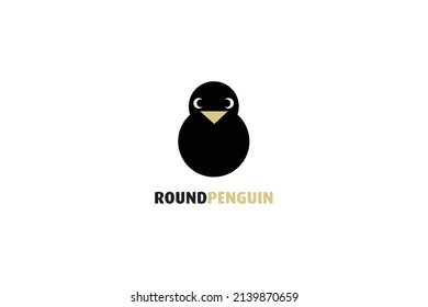 Penguin vector logo design. Penguin icon vector design. Symbol logo illustration.