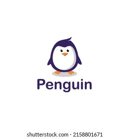 Penguin vector logo illustration  animal symbol