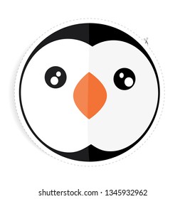 penguin vector sticker