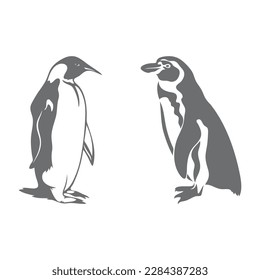 Penguin Wild Animal Vector Illustration
