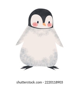 penguin winter animal icon isolated style