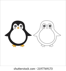 Ilustración de vectores pingüinos gratis