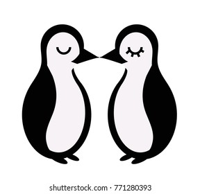 Penguins Couple Icon 