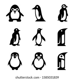 penguins icon isolated sign symbol vector illustration - Collection of high quality black style vector icons
