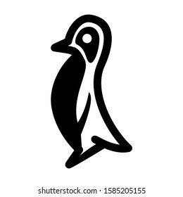 penguins icon isolated sign symbol vector illustration - high quality black style vector icons

