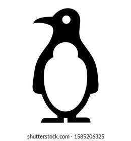 penguins icon isolated sign symbol vector illustration - high quality black style vector icons
