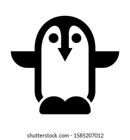 penguins icon isolated sign symbol vector illustration - high quality black style vector icons
