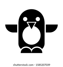 penguins icon isolated sign symbol vector illustration - high quality black style vector icons
