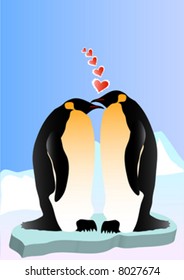 penguins in love