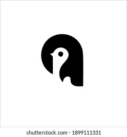 Penguins Symbol Logo. Tattoo Design. Vector Illustration.