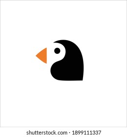Penguins Symbol Logo. Tattoo Design. Vector Illustration.