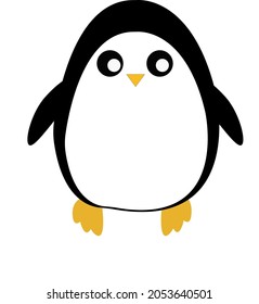 penguins vector illustration.  animal from the arctic cute