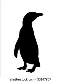 penguin-vector-silhouette