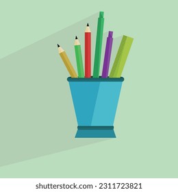 Penholder Vector Art for Developers and Desingers.