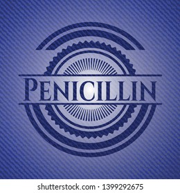 Penicillin denim background. Vector Illustration. Detailed.