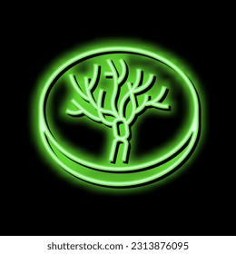 penicillium mold fungi neon light sign vector. penicillium mold fungi illustration