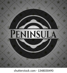 Peninsula black emblem. Vintage.