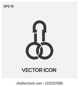 Penis vector icon illustration. Creative penis symbol logo. Premium quality.