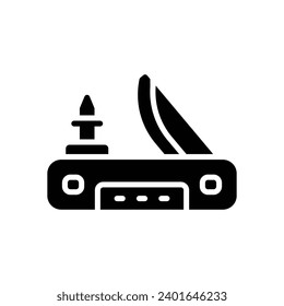 penknife icon. vector glyph icon for your website, mobile, presentation, and logo design.