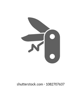 Penknife icon vector. Symbol for your web site design, logo, app, UI. Vector illustration, EPS