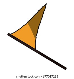 Pennant flag isolated