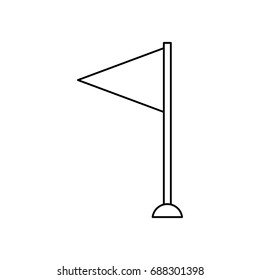 Pennant flag symbol