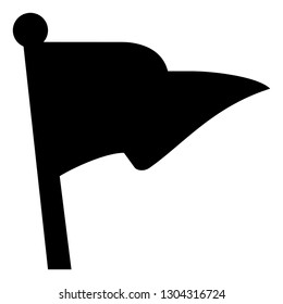 Pennant Flag Vector Icon