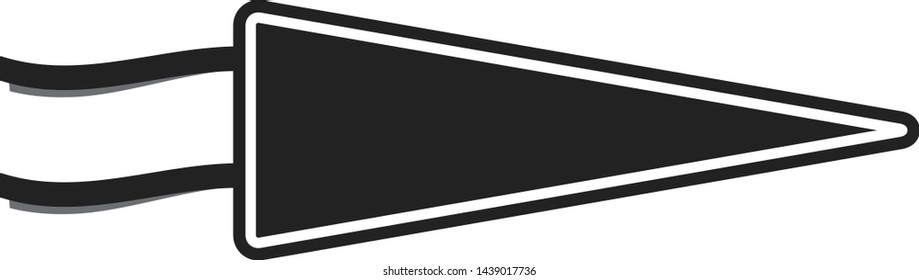 Pennant Flag Vector Illustration Background