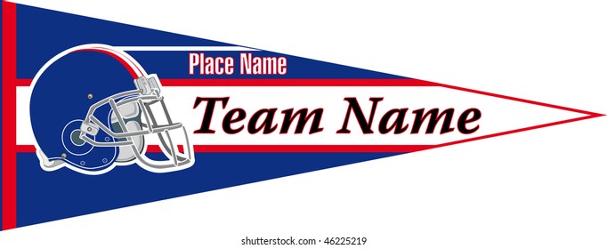 Pennant Football Team Blue