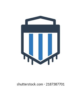 Pennant Icon Sign Symbol Vector