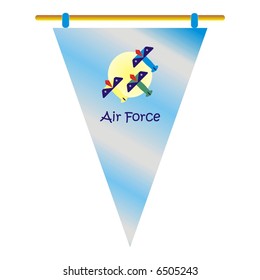Pennant with planes