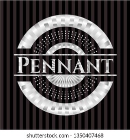 Pennant silvery emblem